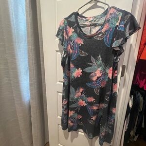 Gap Floral Tshirt Dress